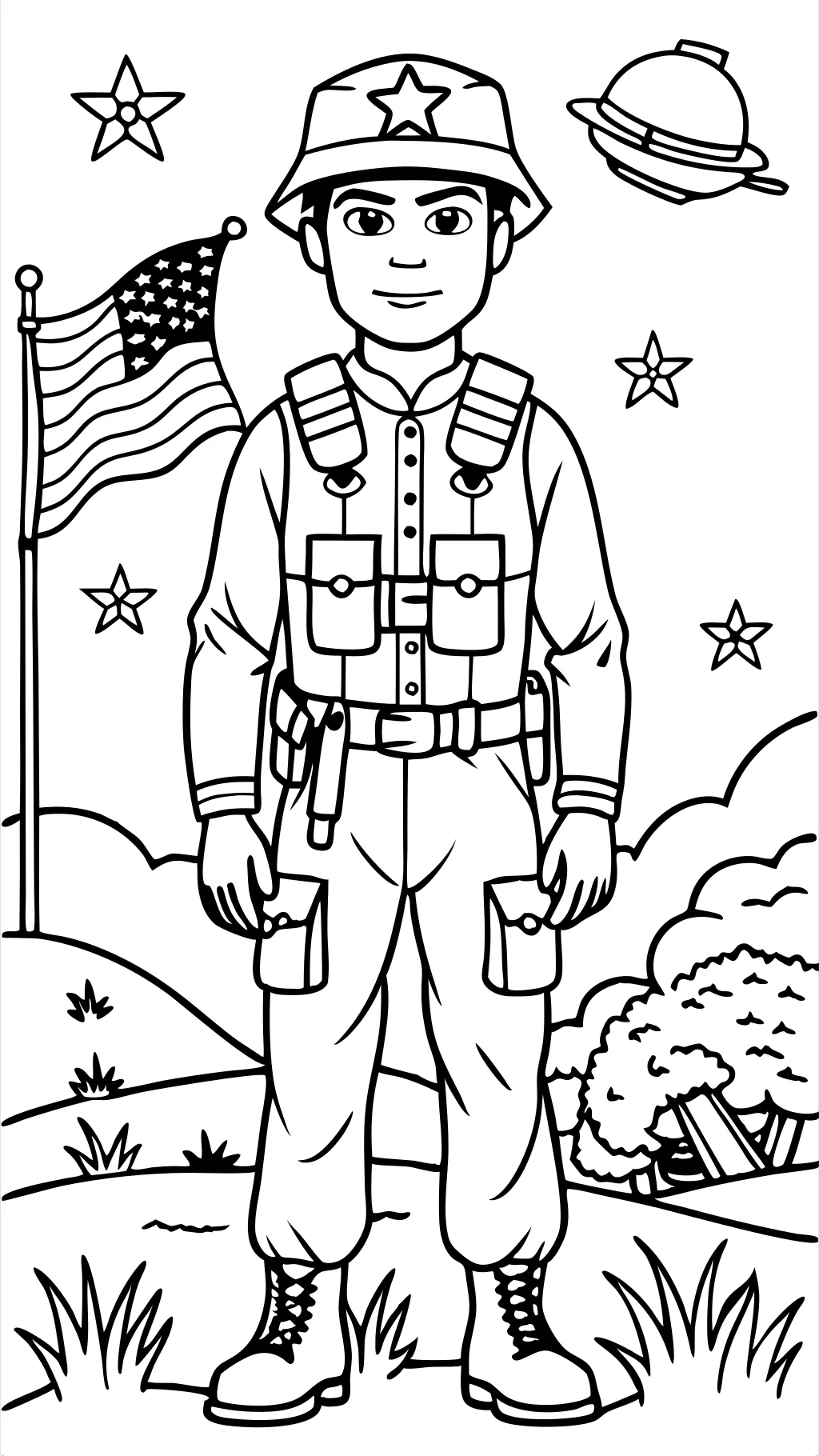 us marine coloring pages